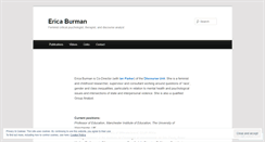 Desktop Screenshot of ericaburman.com